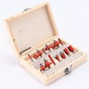 15 pcs Milling Cutter Kits for Wood Router Woodworking Electric Trimmer Wood Milling Engraving Slotting Trimming Machine 1