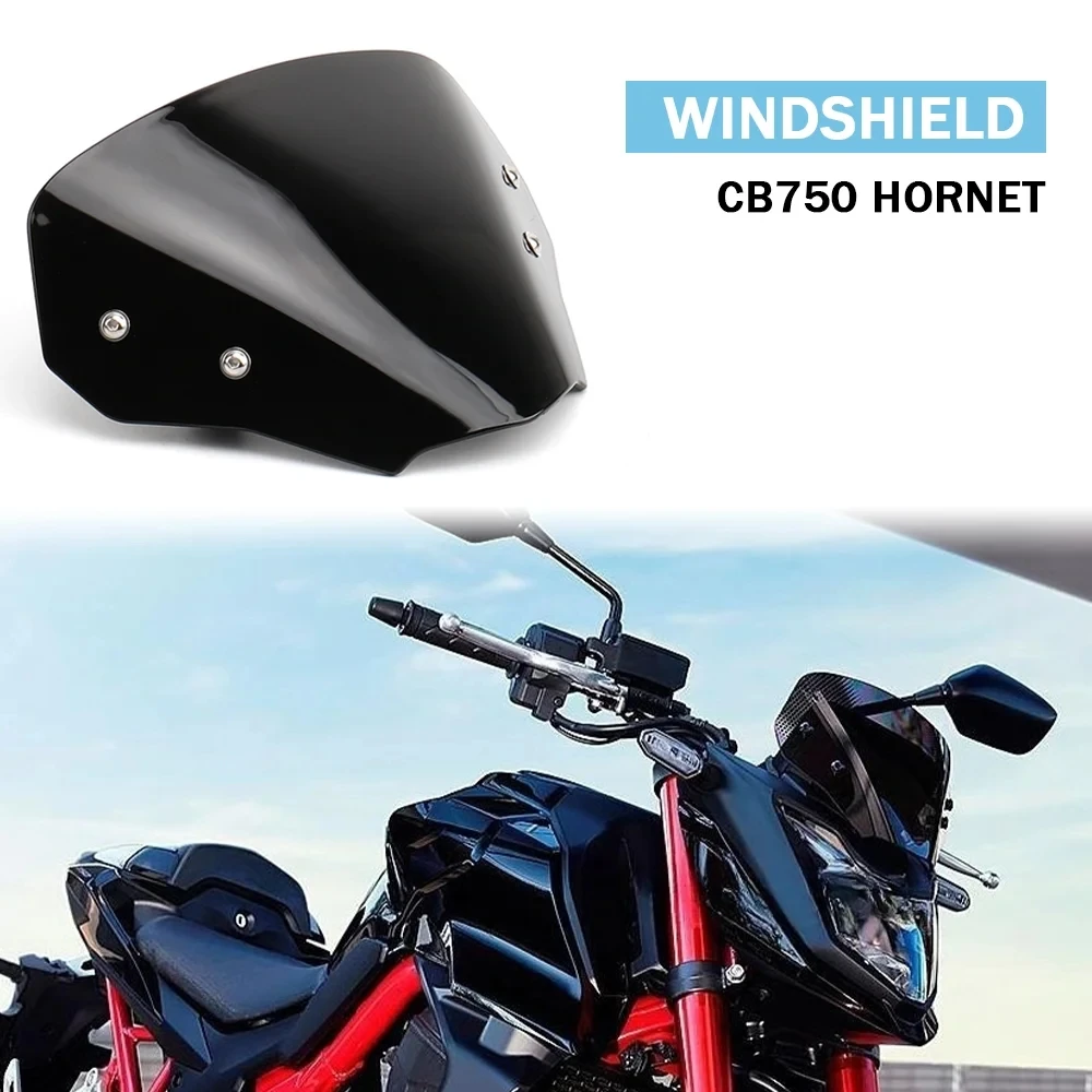 

New Motorcycle Accessories Windshield Extension Spoiler Windscreen Deflector For Honda CB750 Hornet CB 750 HORNET 2023