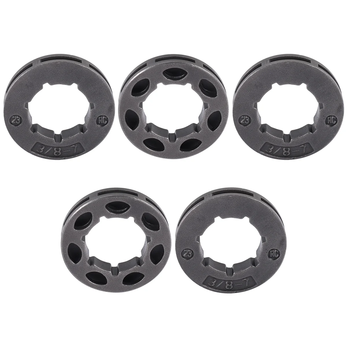 

5 шт. Звездочка обод 3/8 дюймов шаг 7 зубьев 19 мм для Stihl MS360 MS310 Husqvarna 154 254 50 51 55 бензопила 18720 запасные части