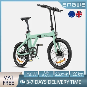 ENGWE P20 Bicicletta Elettrica Pieghevole per Adulti 250W Bici Elettrica da Strada 36V 9.6Ah E-bike 20" Mini Ebike Velocità Massima 32 km/h