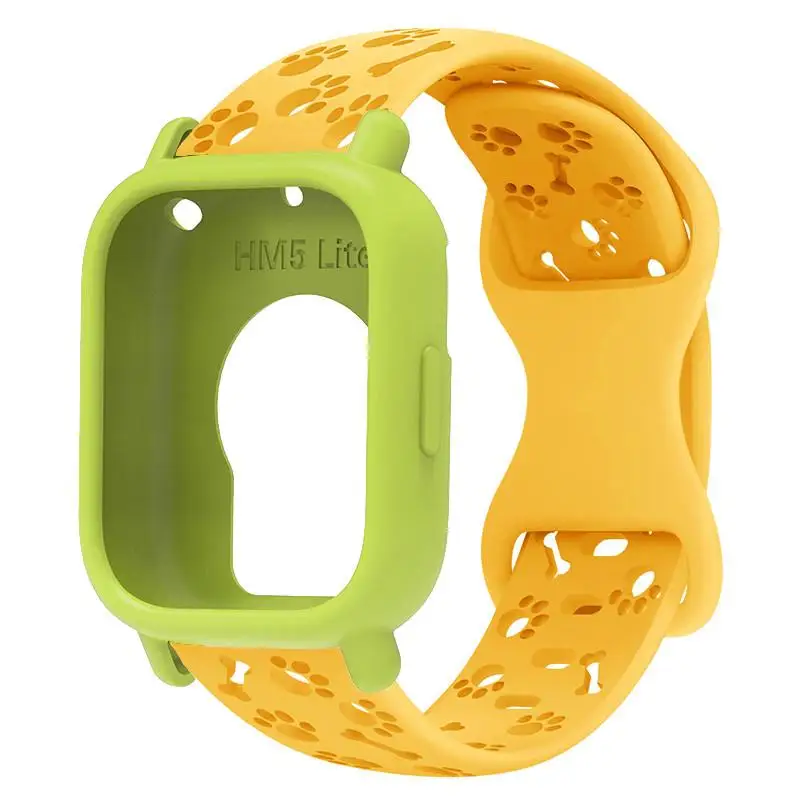 Silicone Sport Strap with Protective Case