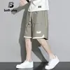 Summer Casual Shorts Men's Ice-sensing Thin Loose Straight Work Style Fashion Brand Five-point Pants 2