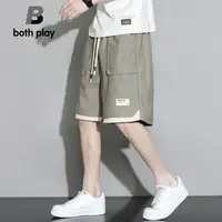 Summer Casual Shorts Men's Ice-sensing Thin Loose Straight Work Style Fashion Brand Five-point Pants 2