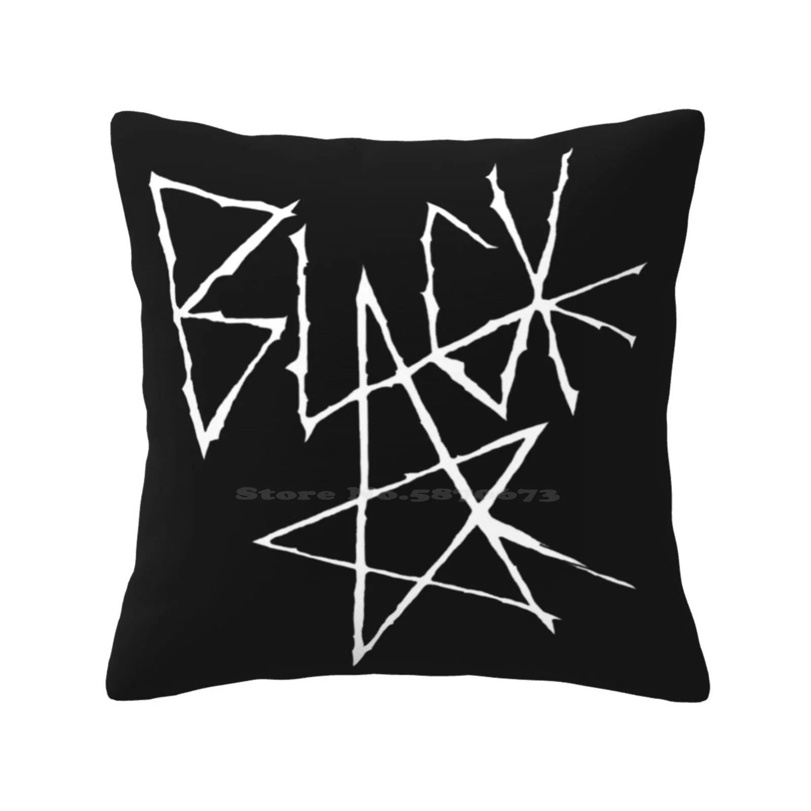 Soul Eater-Black Star Signature (Bianco) Funny Cute Decor Square Federa Signature Soul Eater Anime Manga