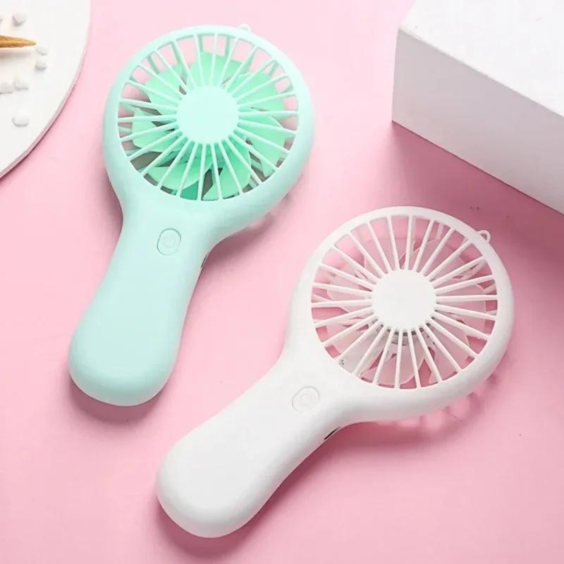 Mini ventilateur de poche rechargeable USB portable pour bureau et étudiant_voghion.com