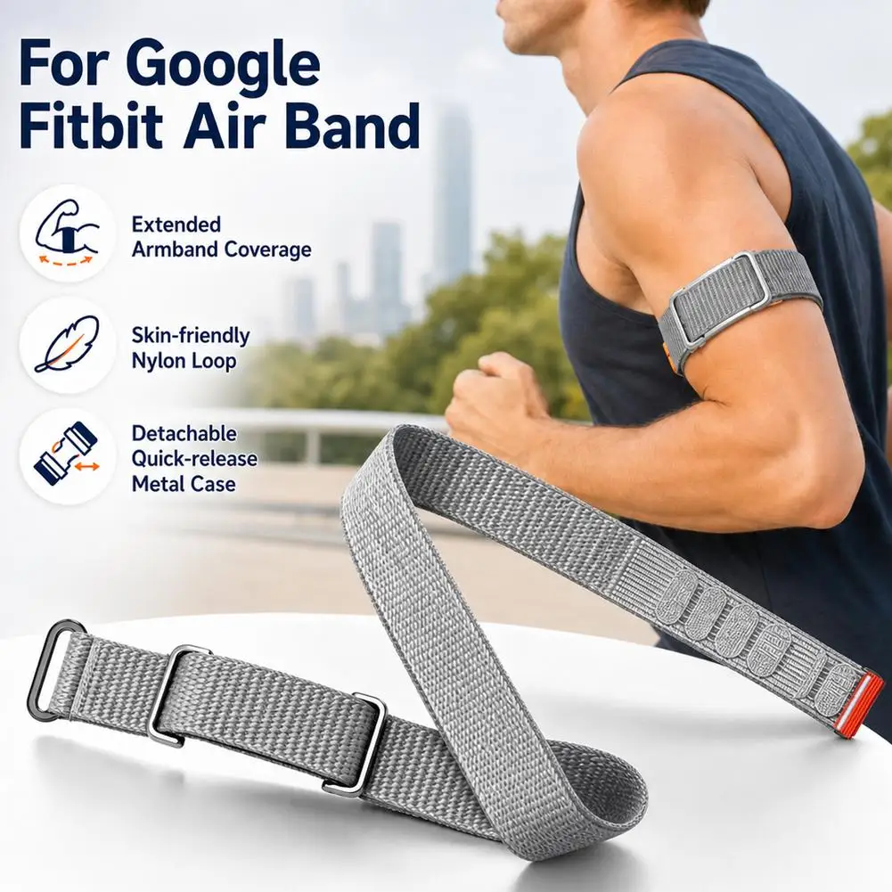 Nylon Adjustable Arm Strap with Breathable Design and Metal Case