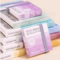 Languo книга для рисования акварелью плотная бумага GSM 230/300 г акварельная книга разрываемая книга для рисования портативный блокнот для записи вдохновения — изображение 4