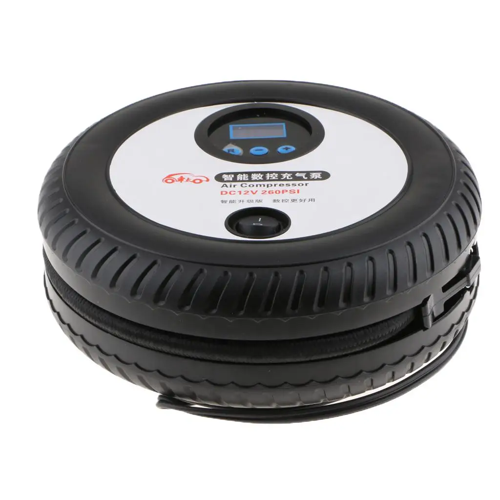 

7.1" 12V Air Compressor Pump Digital Display Tire Tyre Inflator for Car SUV