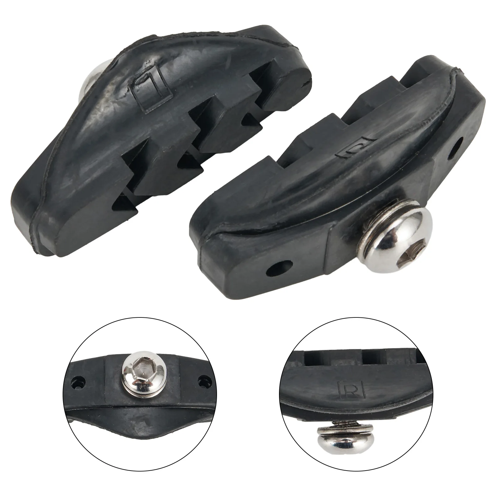 

Bike C Brake Pads Bicycle Parts Cycling Mountain Bike Soft Rubber 1 Pair Bicycle C Brake Pad Clamp High Quality