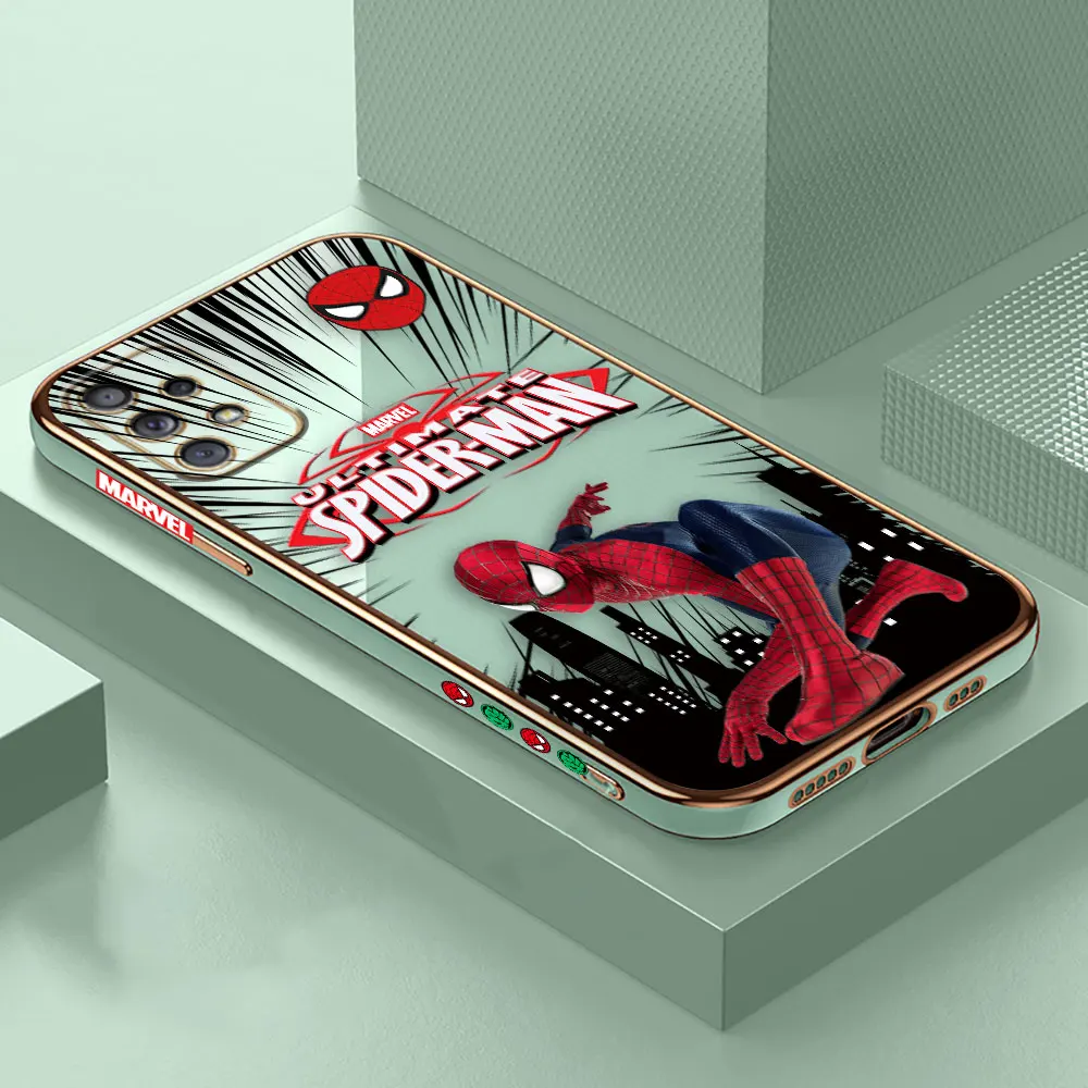 thumbnail image 1 of Smooth E-TPU Phone Case For Samsung Galaxy A73 A72 A71 A54 A53 A52 A51 A33 A32 A23 A22 A13 A12 A34 5G Case Marvel HULK SpiderMan, 1 of 5