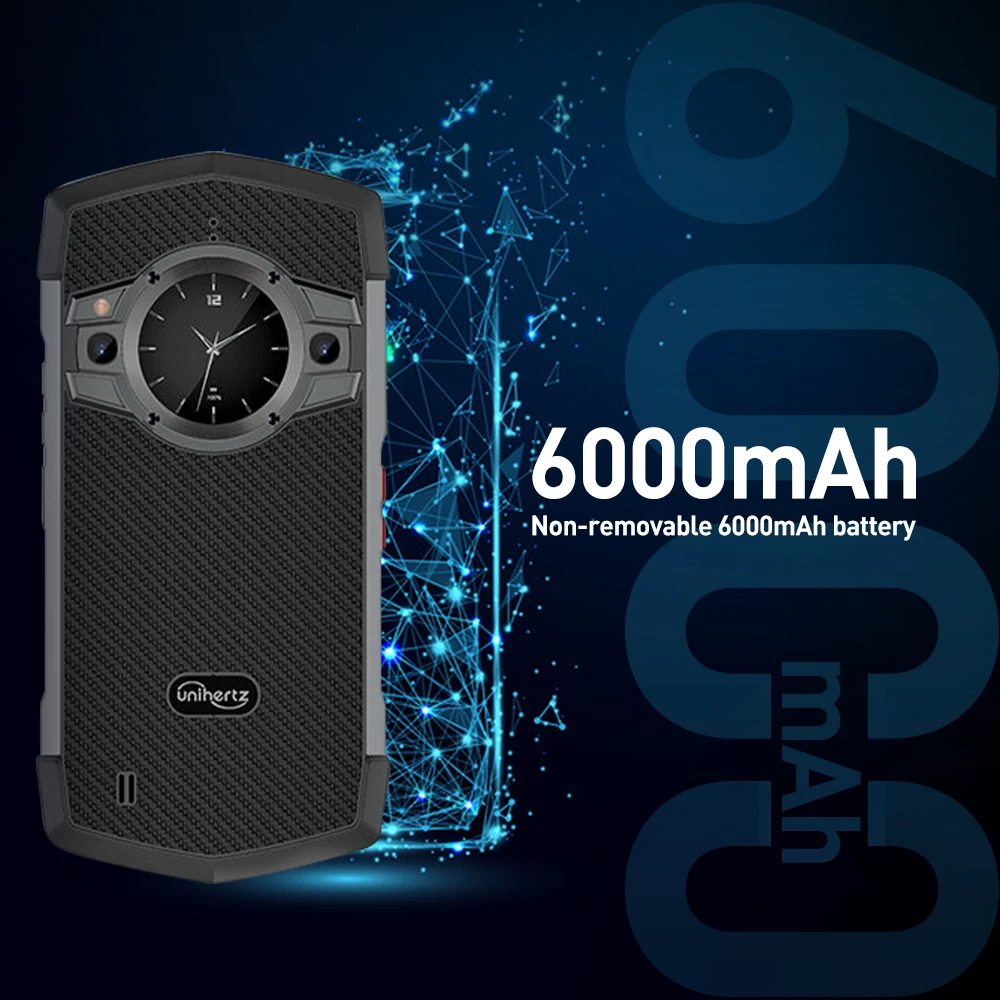 Unihertz TickTock 5G Mobile Phone 8GB 128GB Android 11 Rugged Waterproof Smartphone  Dual Screen 48MP camera IP68  With NFC
