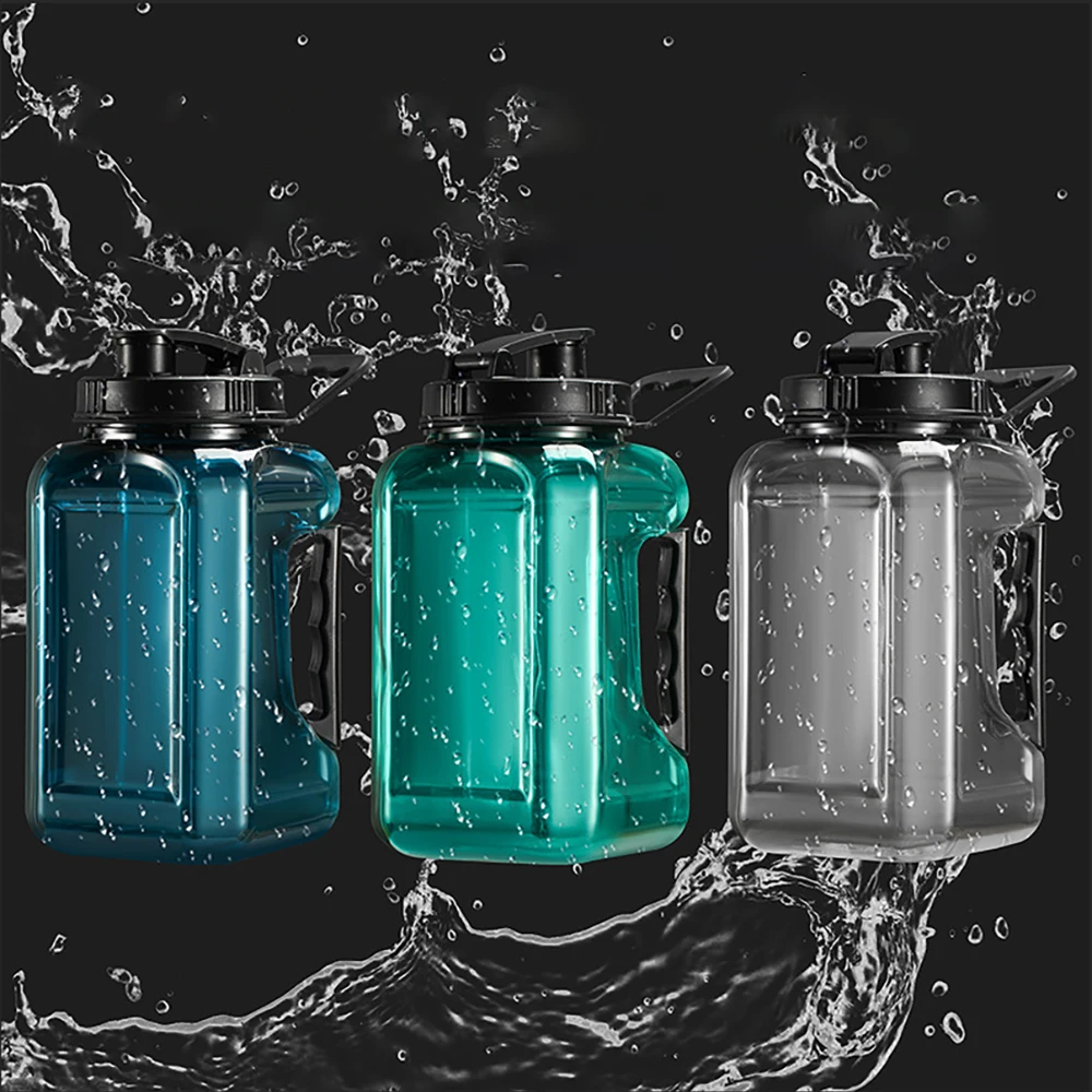 Outdoor Travel Sports GYM BPA Free Portable Leak-proof Kettle Water Bottle 2 Liters for Man Plastic Large Capacity Water Bottle