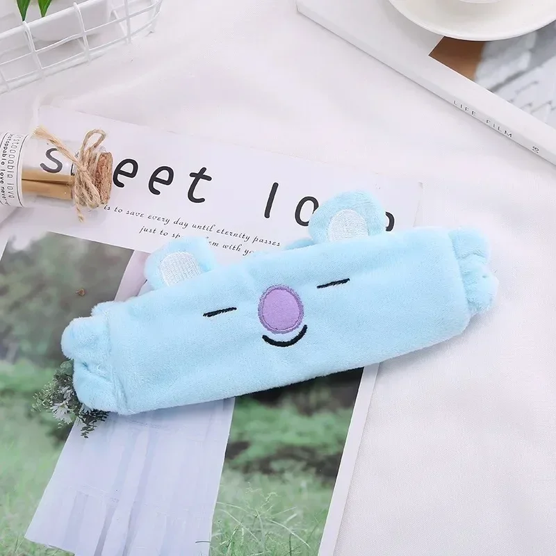 Kpop Plush Headband 8 Style Cute Animal Cartoon Wash Face Soft Hairband Hair Headdress