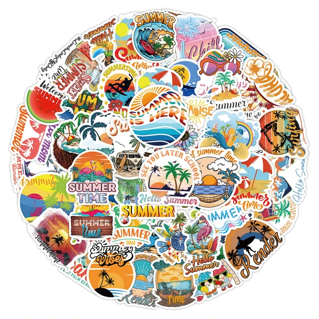 10/30/50pcs/pack Summer Time Rendering Cartoon Anime Decal