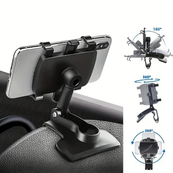 Supporto universale per telefono da auto, clip per cruscotto, supporto GPS, supporto per cellulare in auto per iPhone Samsung Xiaomi