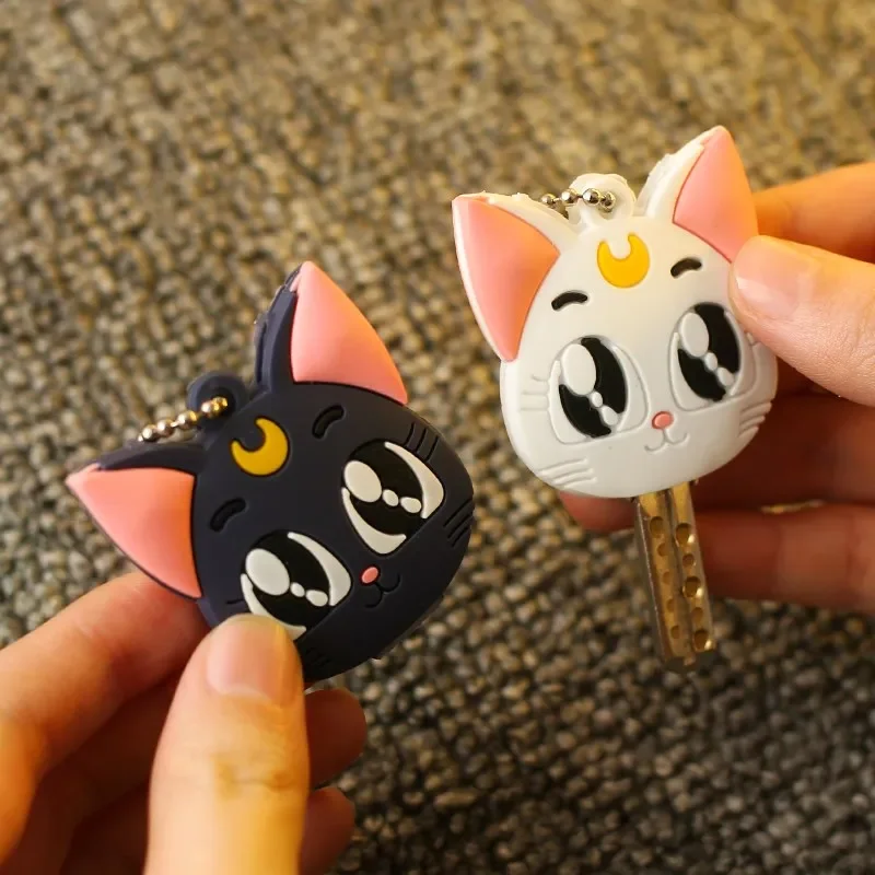 1PC Silicone Keychain Cartoon Animal Key Cover