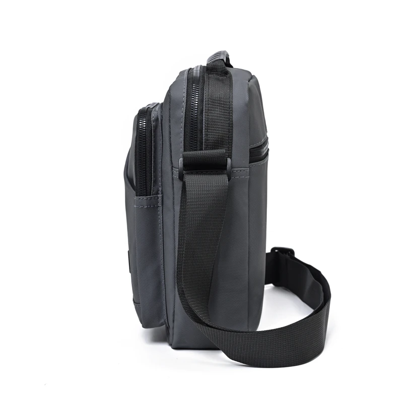 Borsa a Tracolla per Uomo in Tessuto Oxford Compatta con Tasche Multiple per Affari, Casual, Viaggi e Uso Quotidiano - immagine 5
