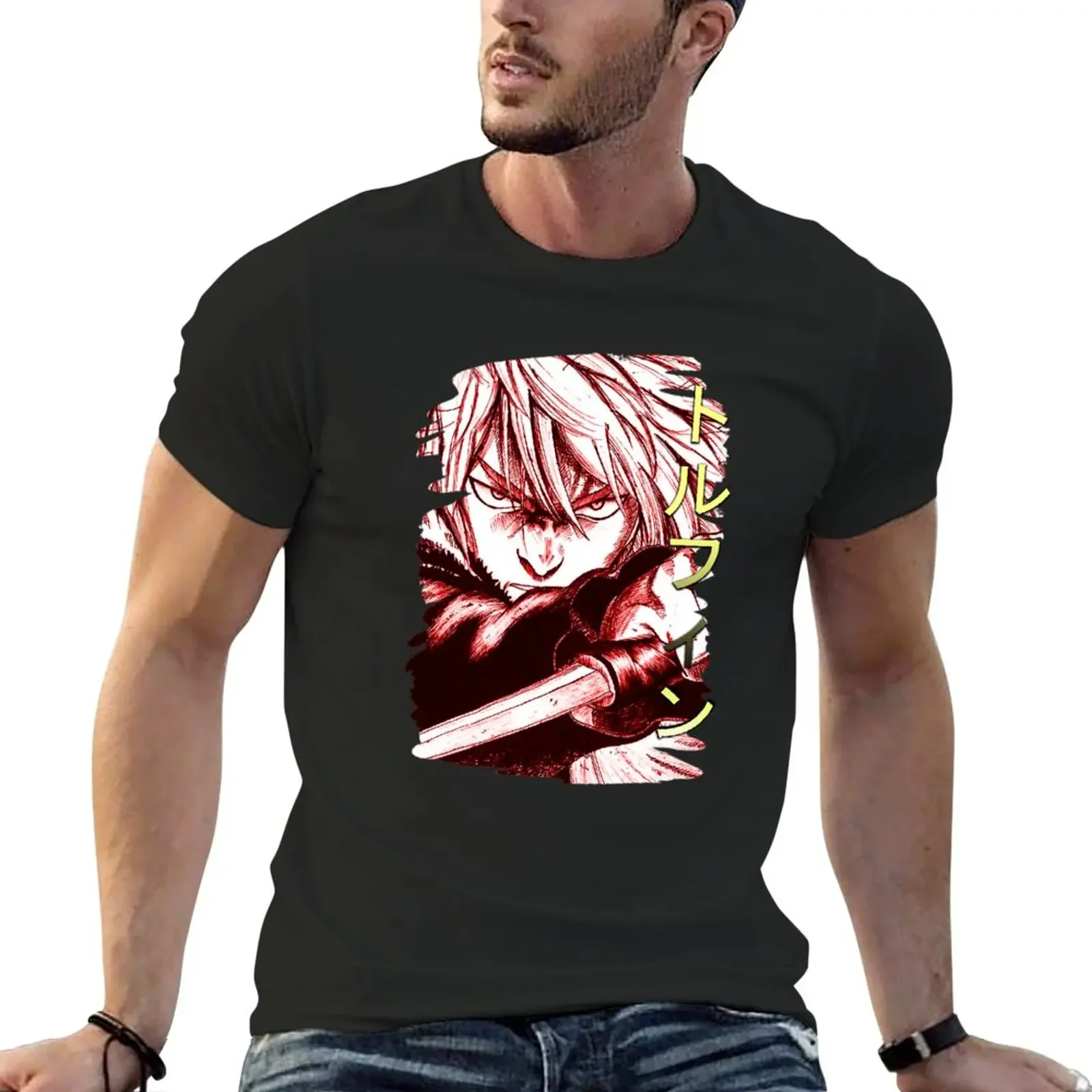 

Thorfinn - Vinland T-Shirt hippie clothes summer tops sweat shirts, men