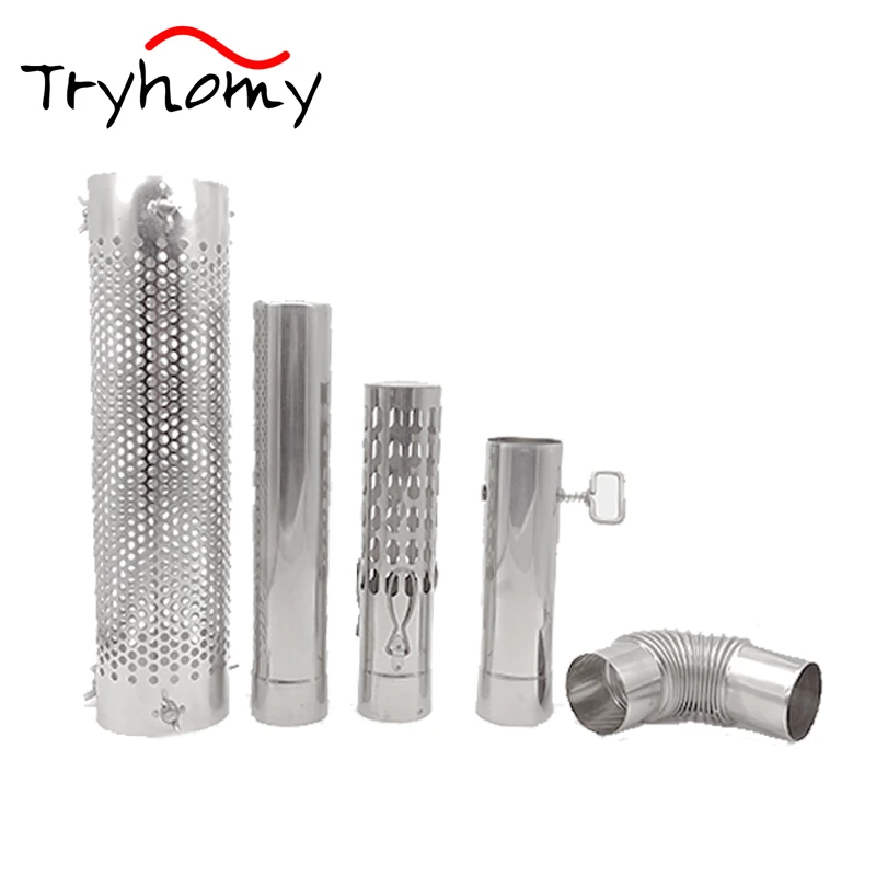 Portable Camping Tent Wood Burning Stove Accessories Wood Stove Chimney