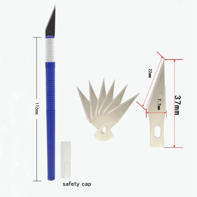 Haile Metal Pen Knife Small Carving Craft Blades Kit Engraving Cutter  Mobile Phone Film Paper Cut Handicraft Tools Utility Knife - AliExpress