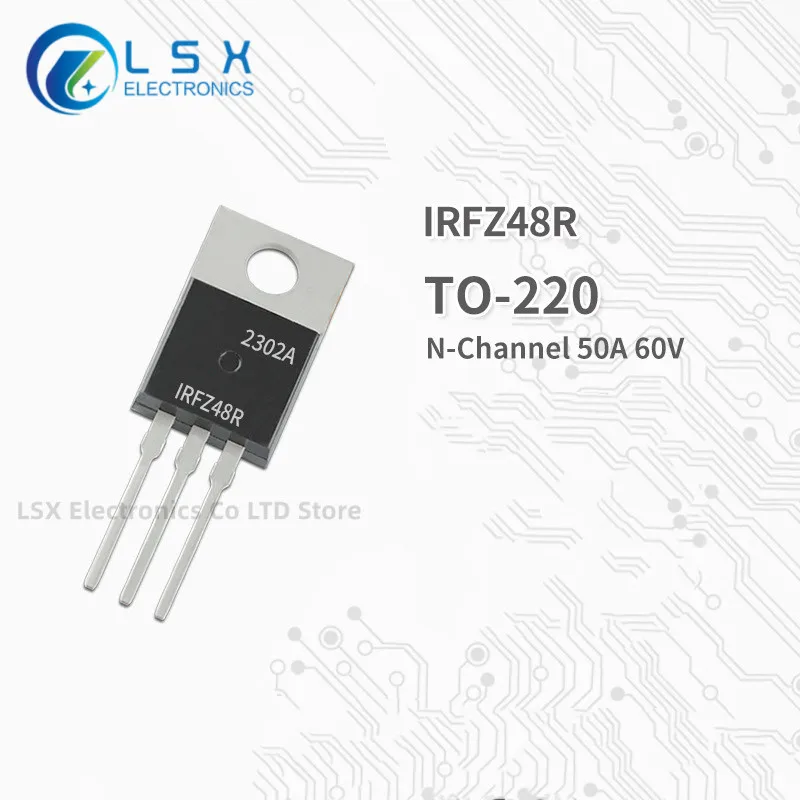 

10pcs New Original Factory Direct Sales Irfz48r To-220 N Channel Mos Field Effect Transistor 50a 60v