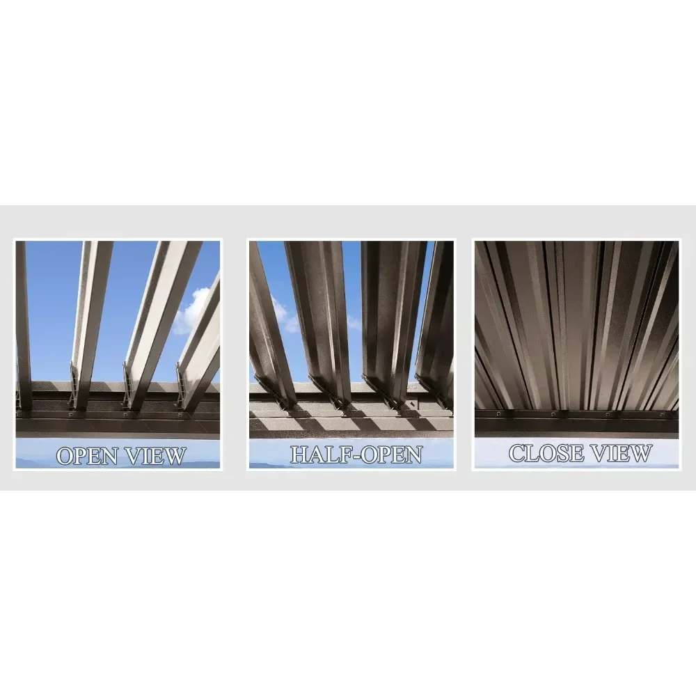 domi louvered pergola