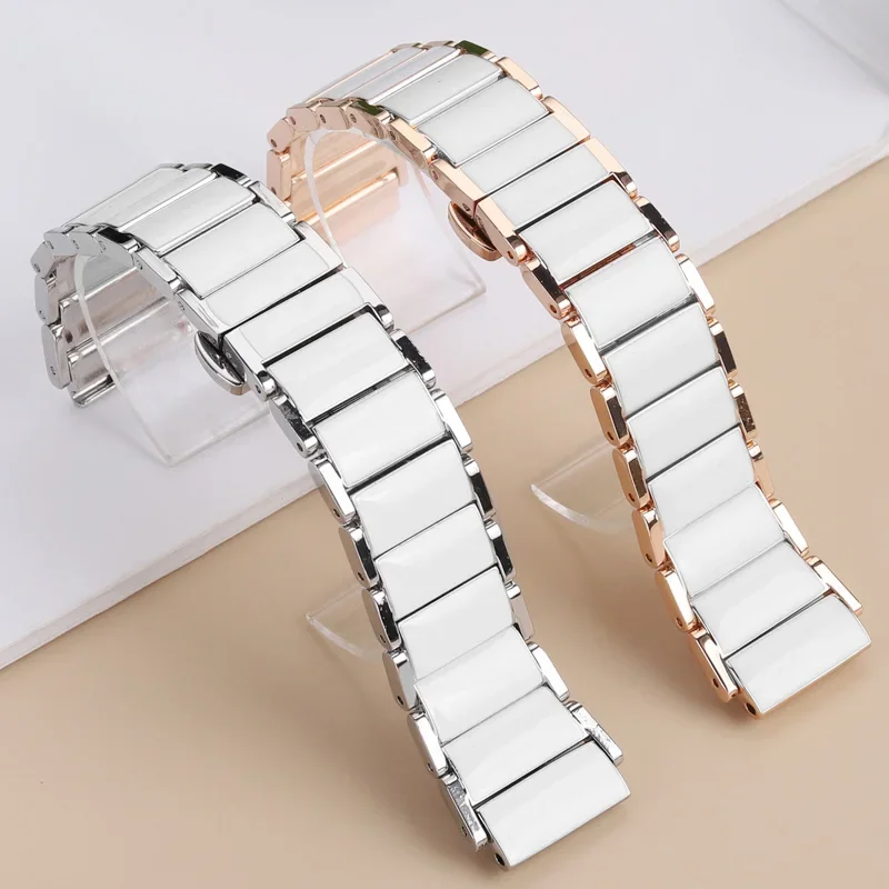 Premium 18mm Ceramic Strap Bracelet