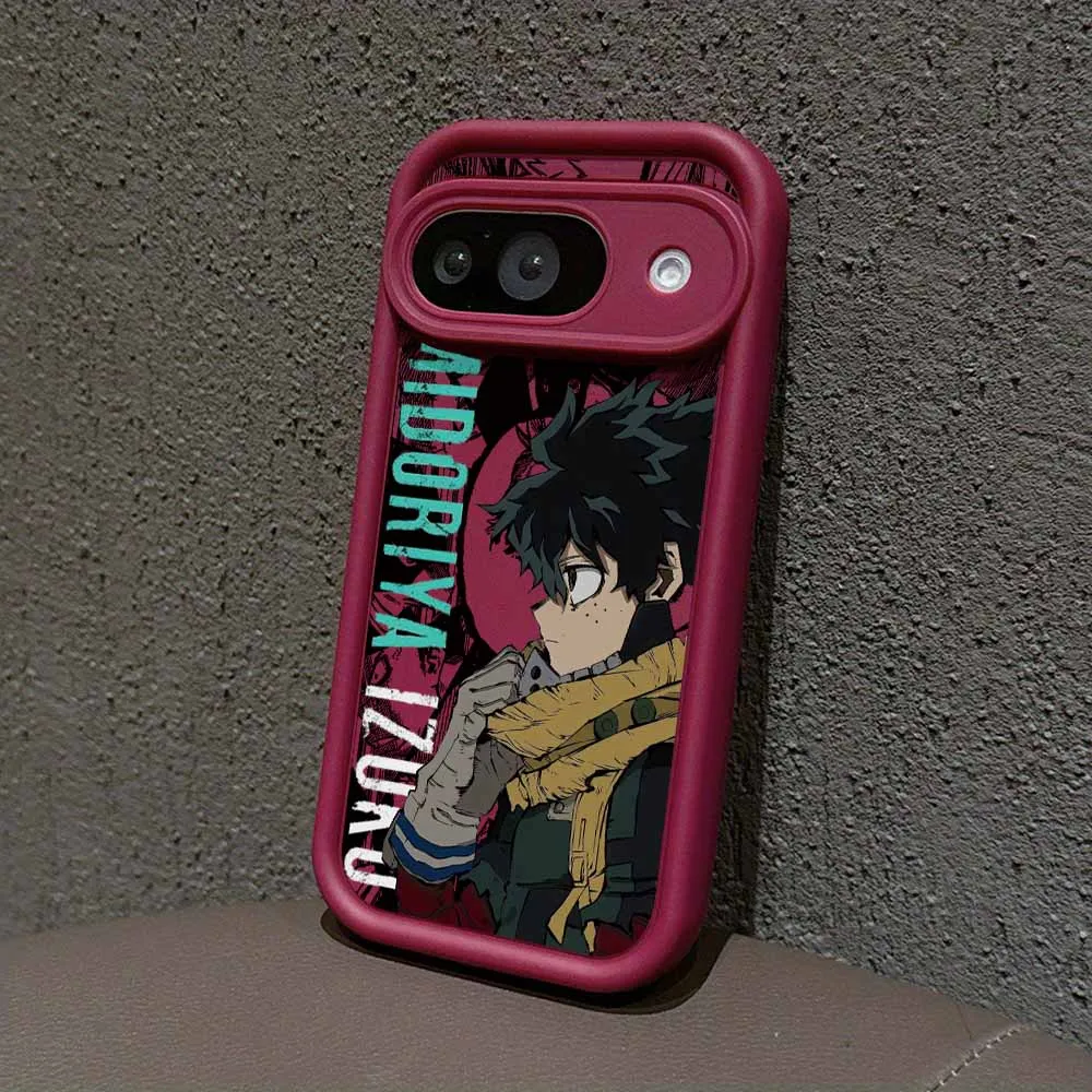 My Hero Academia Passion Soft TPU Fashion Phone Case with Eyes Ladder Lanyard