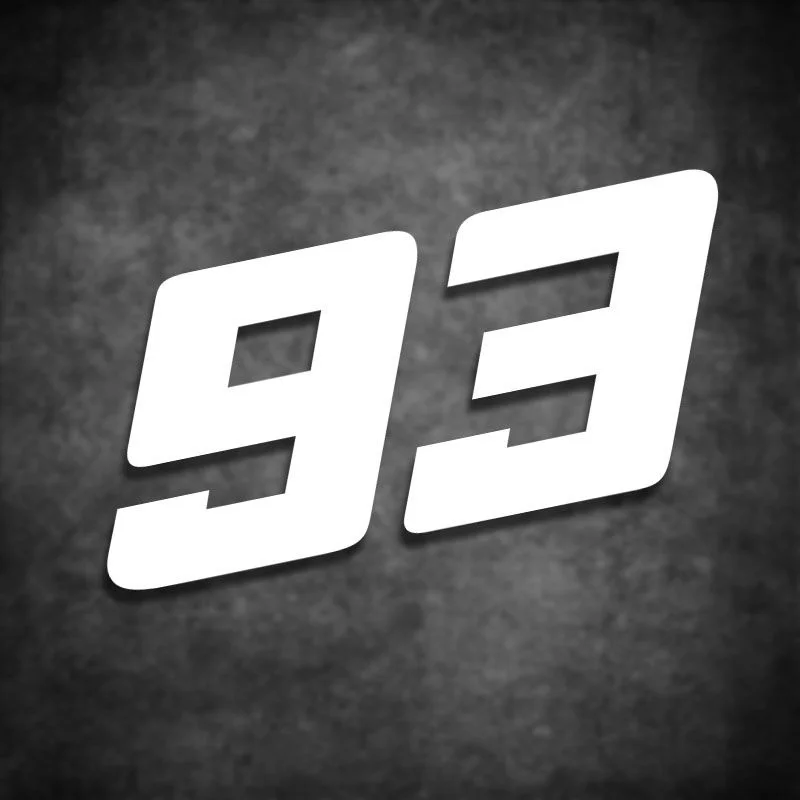 Мотоциклетная модель для мотоциклов GP 93, мотоциклетная наклейка, водонепроницаемая Светоотражающая наклейка 05 (art.: 3920c67e33232) - 3920c67e33232