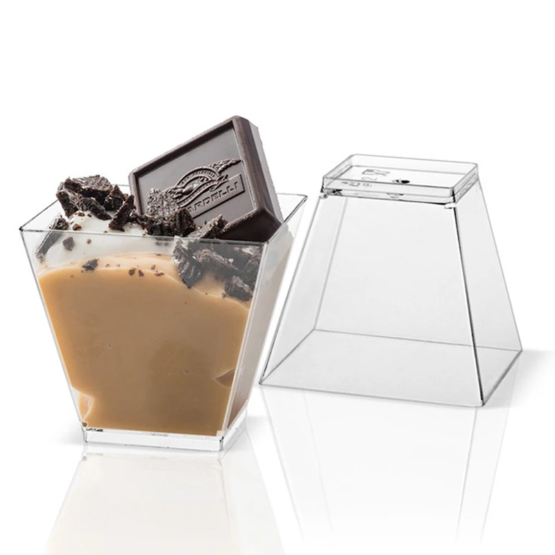 Plastic Dessert Cups 25pcs 60ML Disposable