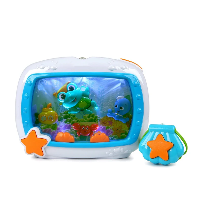Sea aquarium Soother baby Remote Lights Melodies bebe fish aquarium
