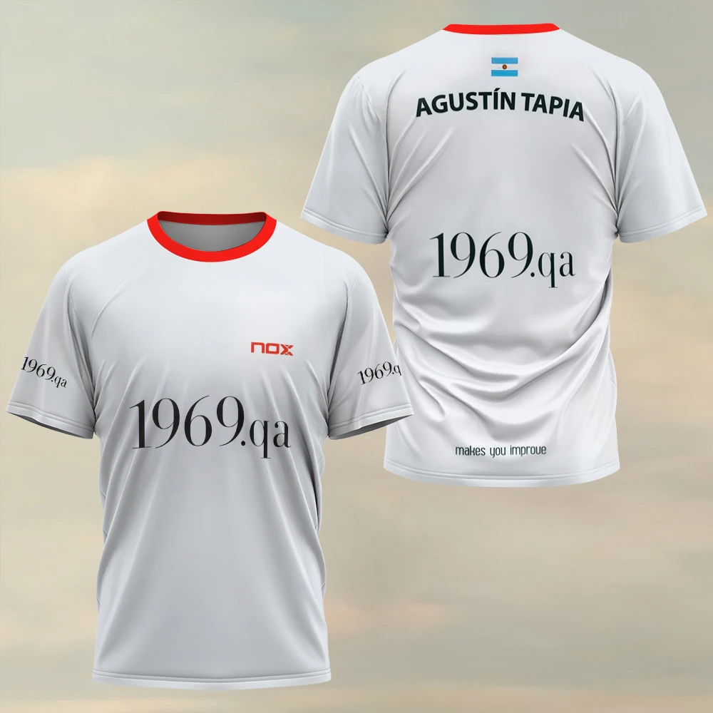 

Fashion Simplicity Style T Shirt For Men Outdoor Badminton Table Tennis Training Clothing Summer Casual O-neck Short Sleeve Tops