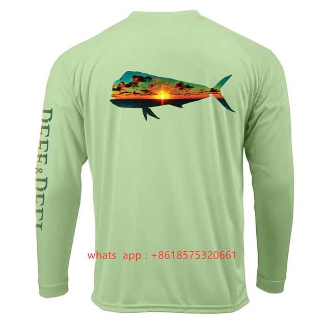 Shallow Tails Fishing Shirt Long Sleeve Custom Performance Protection UV  Sun UPF Men Quick Dry Shirt Outdoor Sport Fish Clothing - AliExpress