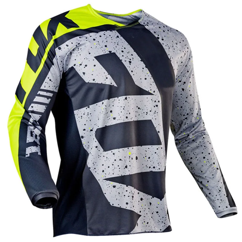 Men's jersey Motocross Adult Dirt Race Summer Breathable Motocross Jersey ATV MX UTV BMX Off-road Bicycle Jersey T-shirt 5