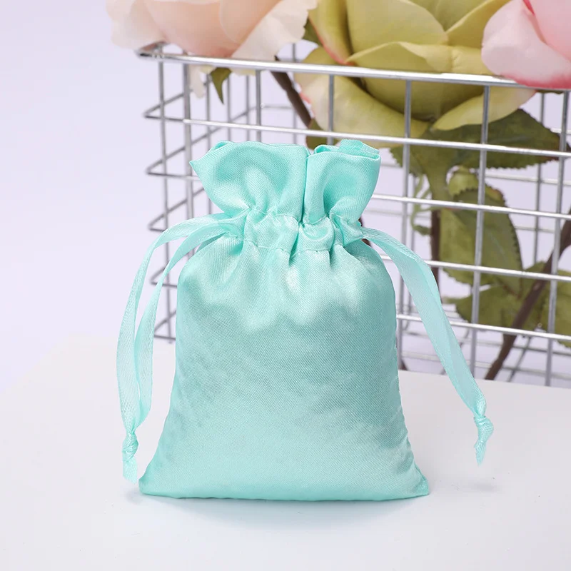 50 satin drawstring drawstring drawstring drawstring bags, colored Ding bags, colored Ding cloth bags, customizable logos 2