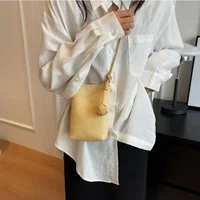 Women Leather Small Crossbody Bag Designer Cell Phone Bag Lightweight Fashion Shoulder Bag Ladies Travel Purse - Image 2