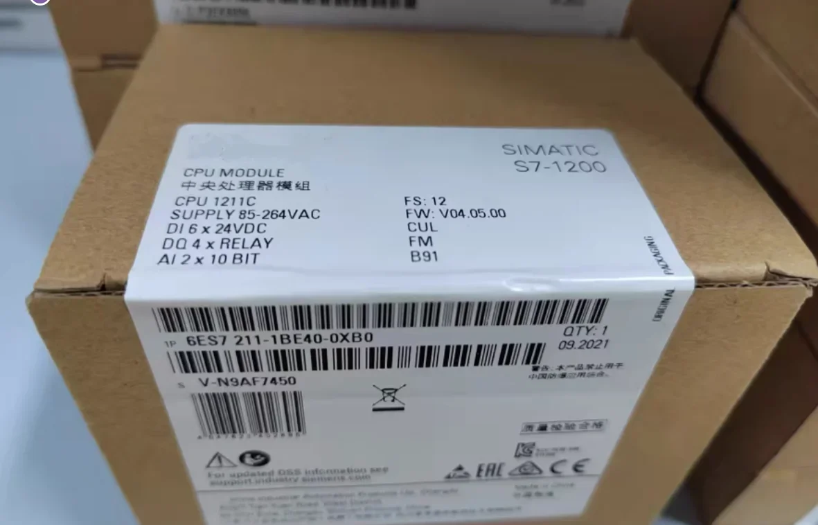 

Новый и оригинальный 6ES7211-1BE40-0XB0