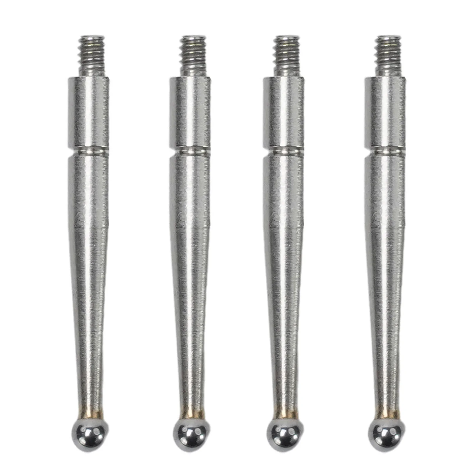 

4Pcs 103006 Contact Points 2mm Tungsten Carbide Ball M1.6 Thread Shank 20.9mm Probe For Dial Test Indicator Testing Tool Parts