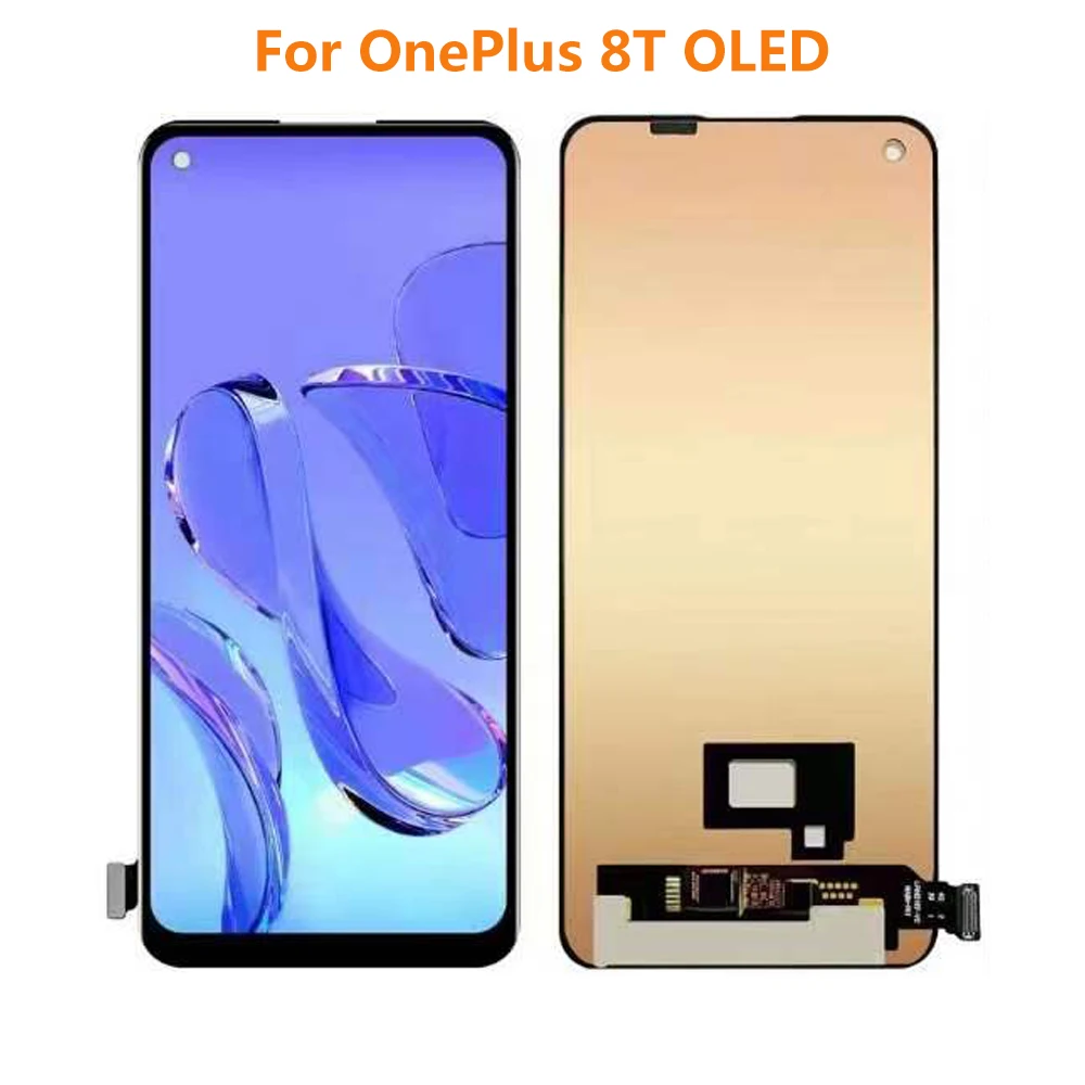 

OLED For Oneplus 8T KB2001 KB2000 KB2003 KB2005 1+8T LCD Display Screen Touch Digitizer Assembly Replacement Parts