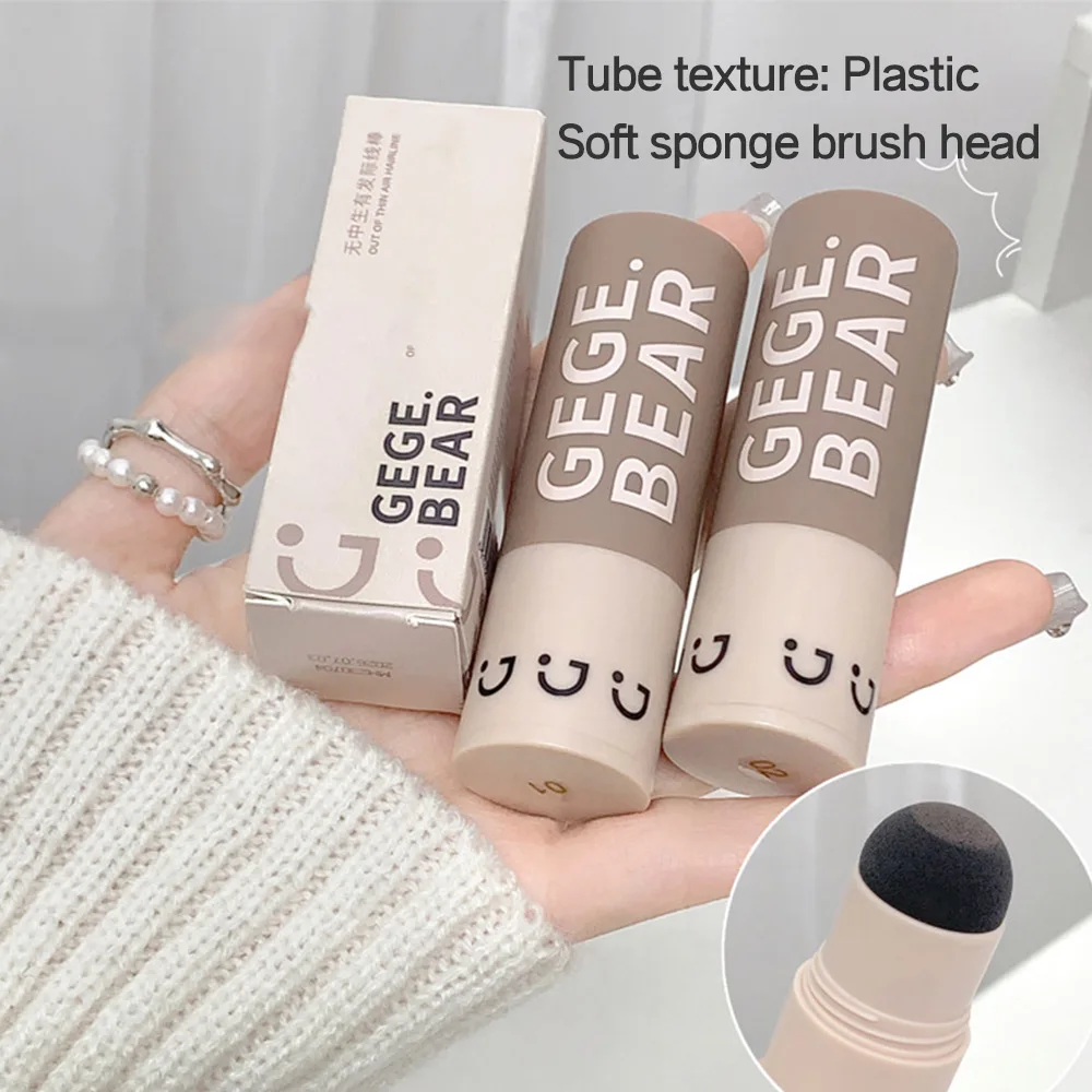 Gege Bear Waterproof Hair Shadow Powder Women Men Hair Concealer Natural Cove Hairline Shadow Stick