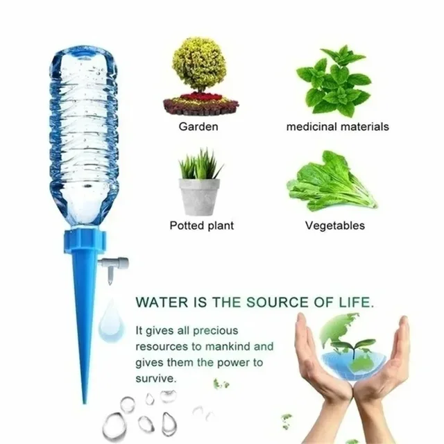Système d'irrigation goutte à goutte intelligent Kit d'arrosage automatique Irrigateur réglable pour plantes de jardin de serre Kombin 5