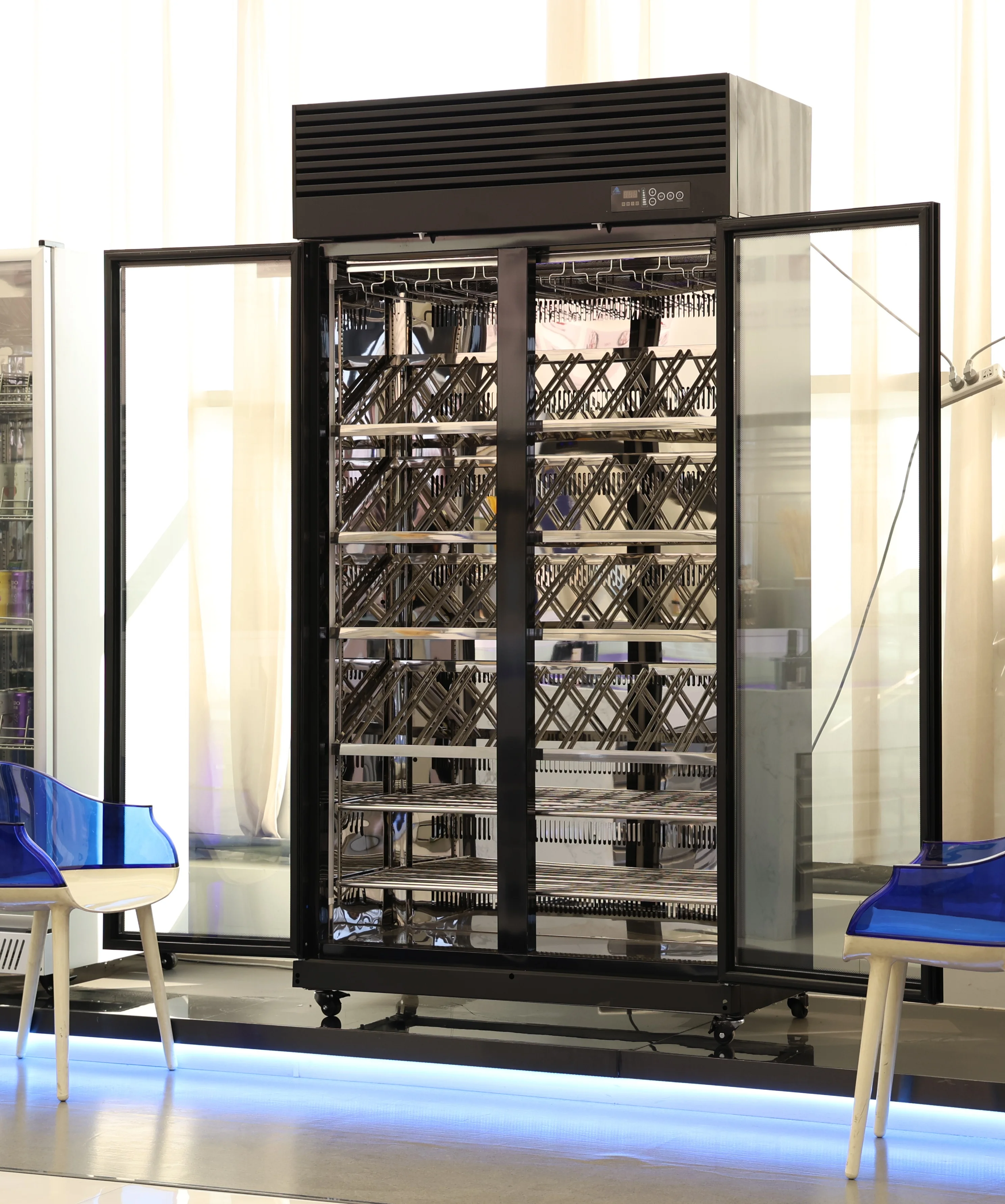 Modern High Quality Champagne Wine Beverage Refrigerator Custom Wine Cooler Best Underground Wine Cellar - Image 5