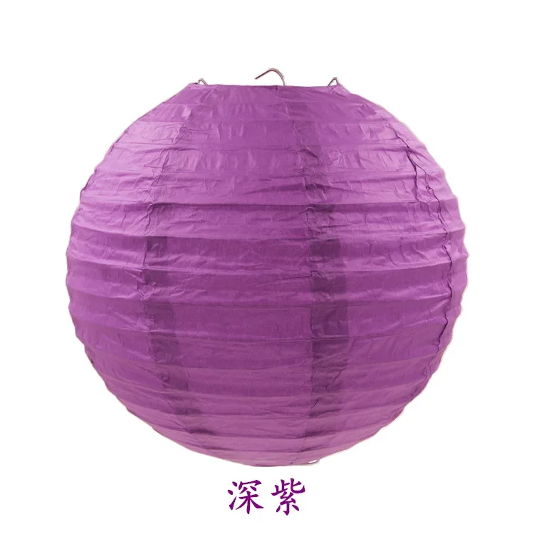 thumbnail image 1 of Faroles de papel chinos redondos de 4/6/8/10/12/14/16 pulgadas, decoración para cumpleaños, bodas, regalos, manualidades, bricolaje, farolillos colgantes, suministros para fiestas, 1 of 5