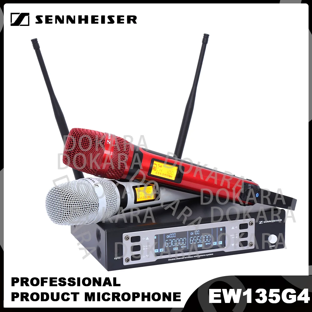 EW135G4 SKM9000 Professional EW100G4 2-канальная UHF Беспроводная динамическая микрофонная система DJ Караоке сценическая производительность