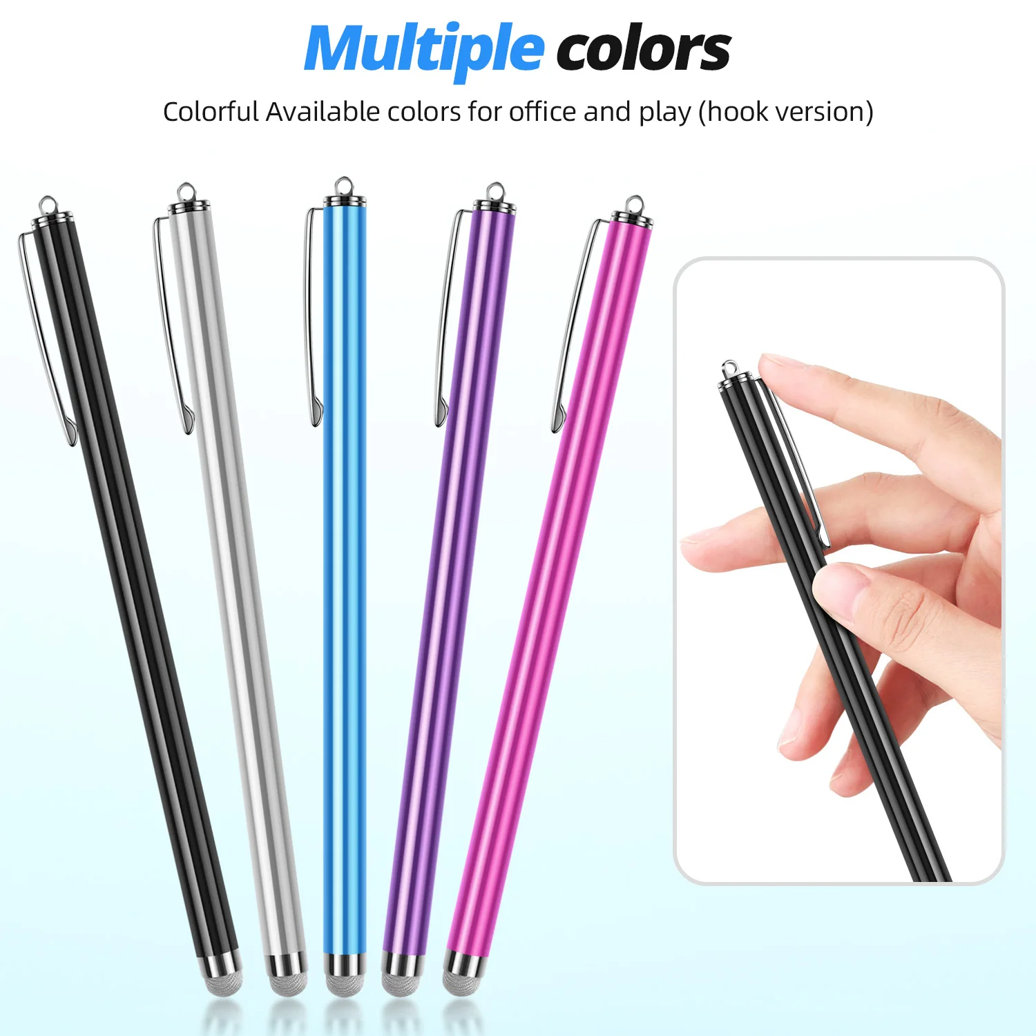 18.5CM Long Capacitive Touchscreen Stylus Pen
