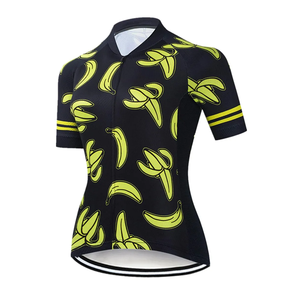 Women's Cycling Jersey Short Sleeve Bike Shirt Full Zipper Road Bicycle Biking Tops with Rear Pockets 2