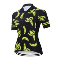 Women's Cycling Jersey Short Sleeve Bike Shirt Full Zipper Road Bicycle Biking Tops with Rear Pockets 2