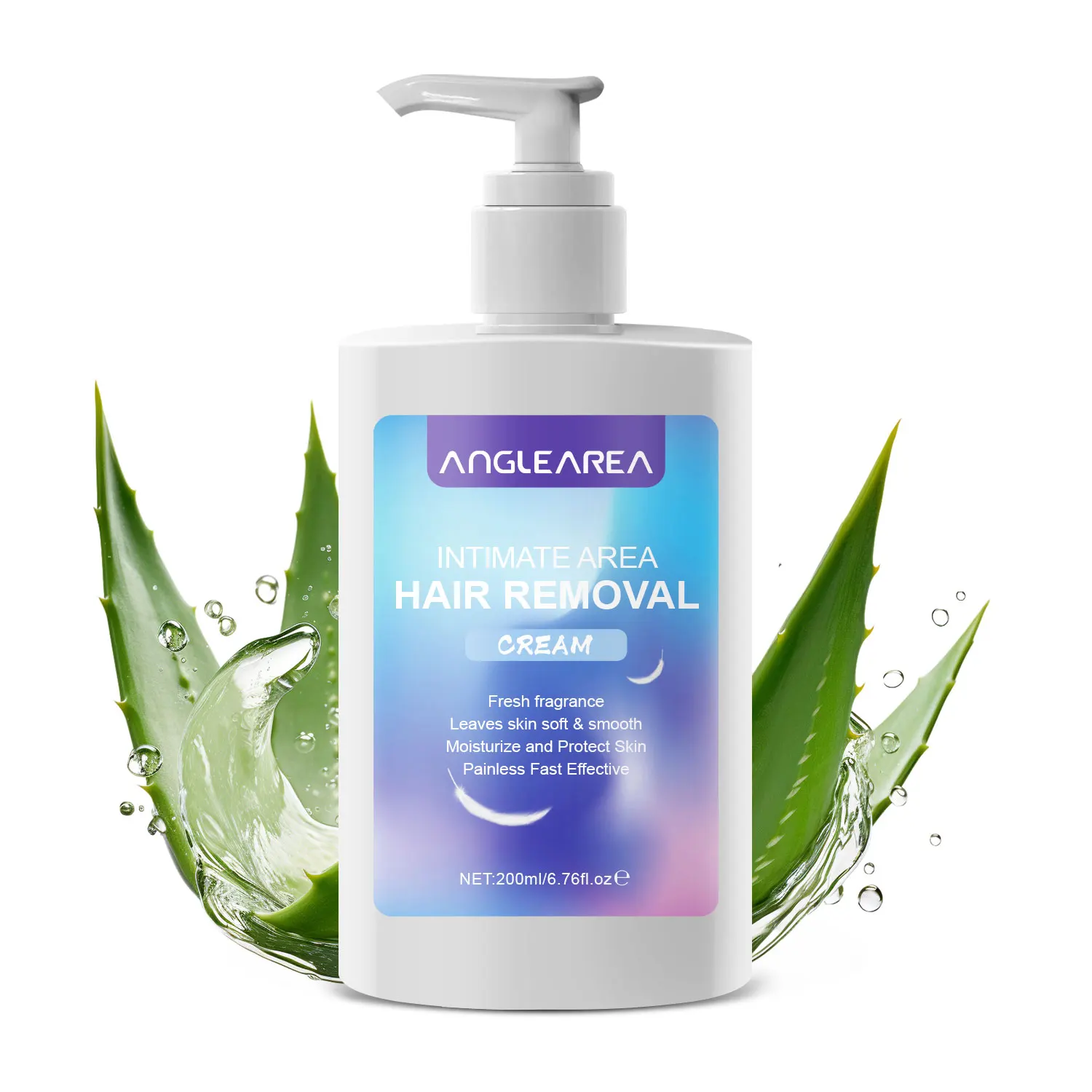 Hair Removal Cream Anglearea Hair Aloe Vera Hair Removal Cream 200ML Private Part Herbaly Painless Remover Cream Whitening Rapid Depilatory