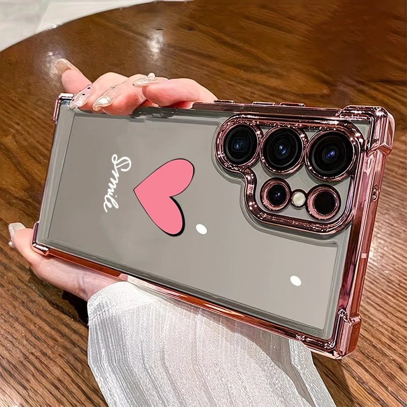Minimalist Love Heart Pattern Phone Case Cover