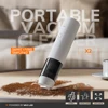 Cordless Handheld Vacuum Cleaner for Laptop & Car,Portable & Multifunctional,USB Rechargeable,Strong Suction,White 1